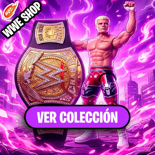 Cinturones y Figuras de la WWE Shop en Mexico
