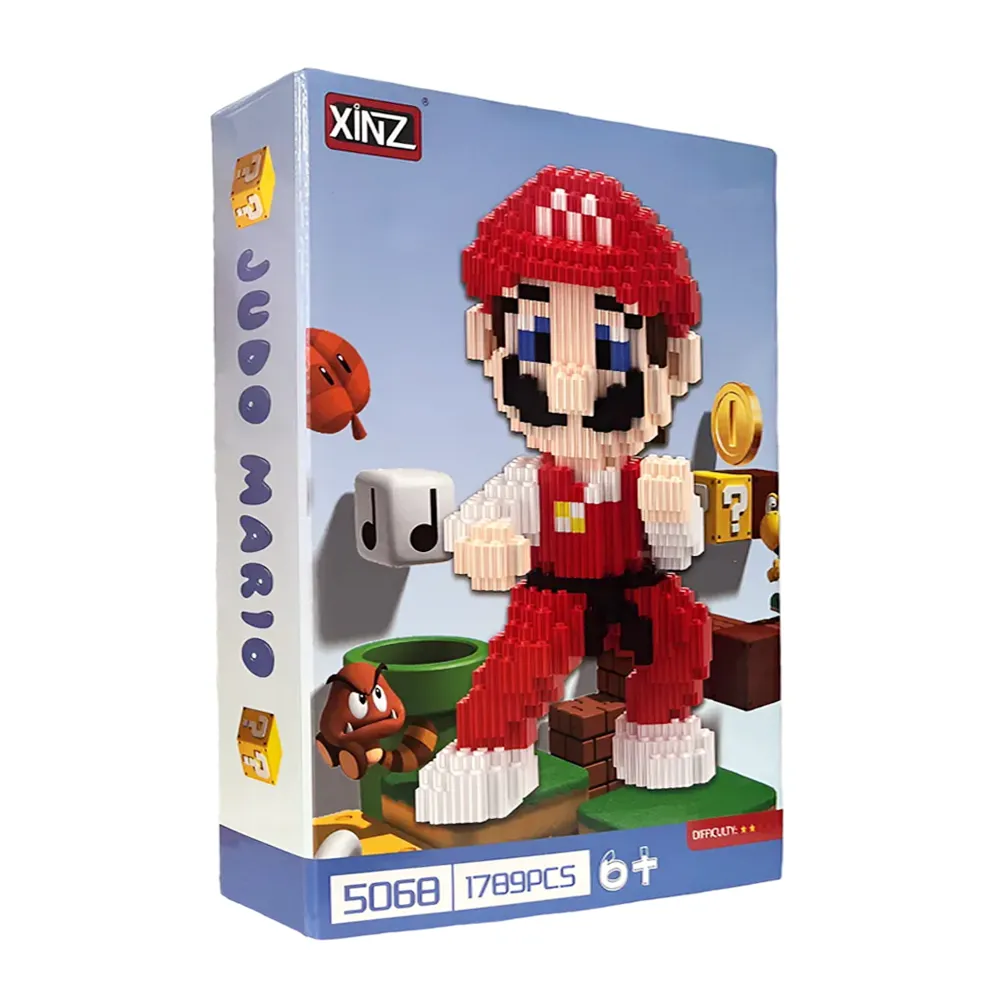 Caja Lego Mario Bros Fuego Xinz