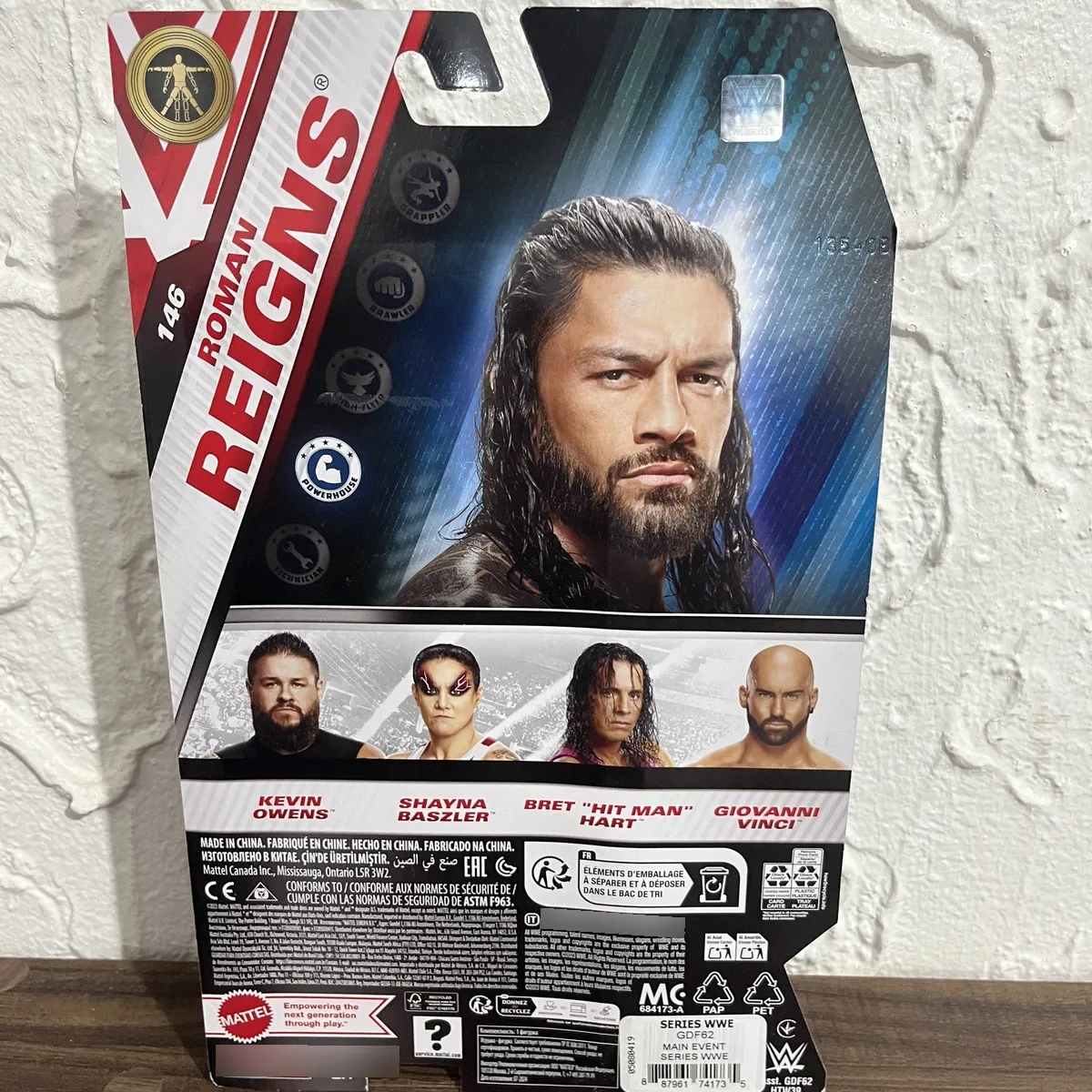 Caja Mattel Oficial WWE ROman Reigns