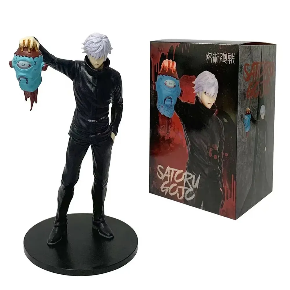 Figura Gojo con Cabeza de Jogo Jujutsu
