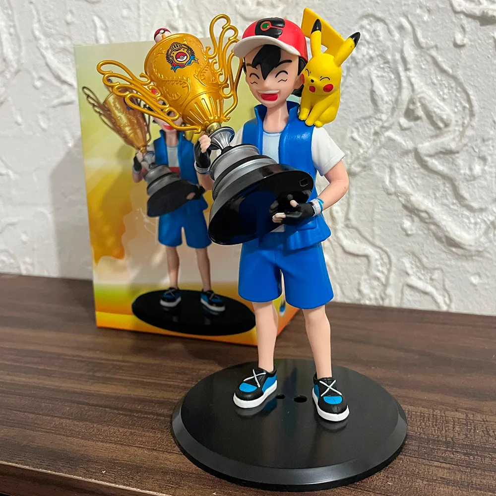 Figura de Ash de Pokemon con Caja