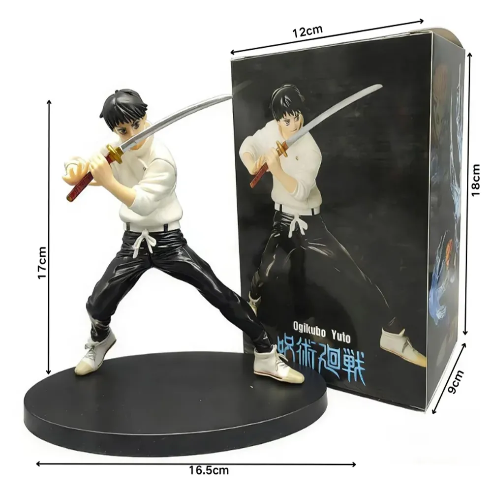 Medida Figura y Caja Yuta de Jujutsu Kaisen