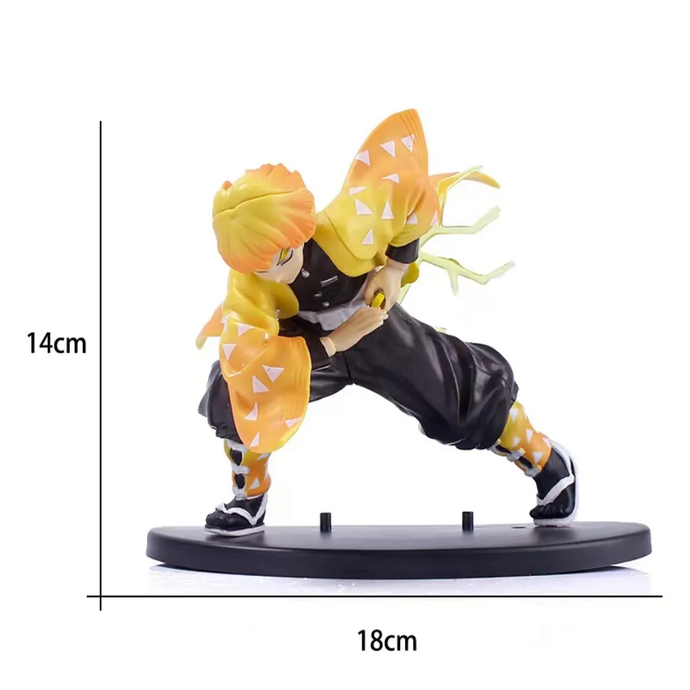 Medidas figura Zenitsu Agatsuma Kimetsu Rayo