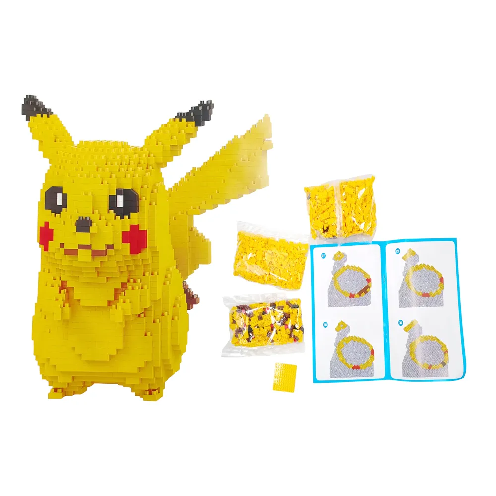 Piezas para armar a pikachu lego