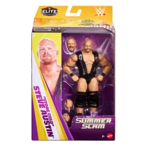 Figura Steve Austin Elite de WWE Mattel 2026 SummerSlam