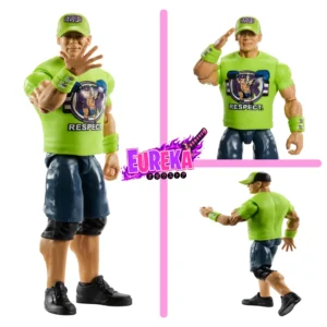 Figura John Cena Original Playera Verde Mattel