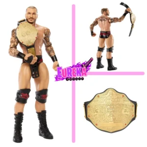 Figura Randy WWE Con Campeonato Mattel