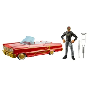 Mattel WWE Rey Mysterio y Coche Lucha Low Rider