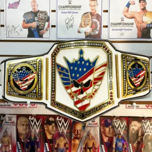 Titulo WWE Cody Rhodes Championship Metalico Blanco
